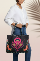Canvas Tote Festive Bloom
