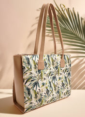 - Forest Charm Side Rexine Canvas Bag