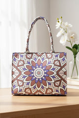 Canvas Tote Lavender Bloom