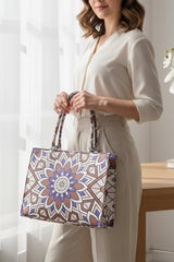 Canvas Tote Lavender Bloom