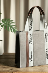 Fineur Canvas Modern Muse Tote - Grey