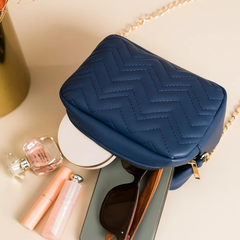 Mini Marvel Crossbody Bag - Navy Blue