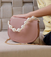- Handbag Midnight Pearl Charm - Tea Pink