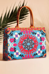 Canvas Tote Flower Loop