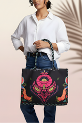 Canvas Tote Festive Bloom