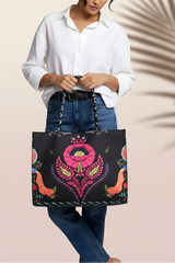 Canvas Tote Festive Bloom