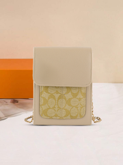 - Coach Fin Crossbody Bag ~ Beige