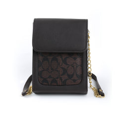 '- Coach Fin Crossbody Bag ~ Brown