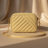 Recta Crossbody Bag - Beige