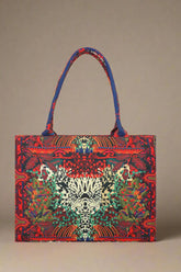 Canvas Tote Bag Tiger Art