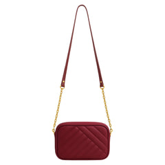 Recta Crossbody Bag - Maroon