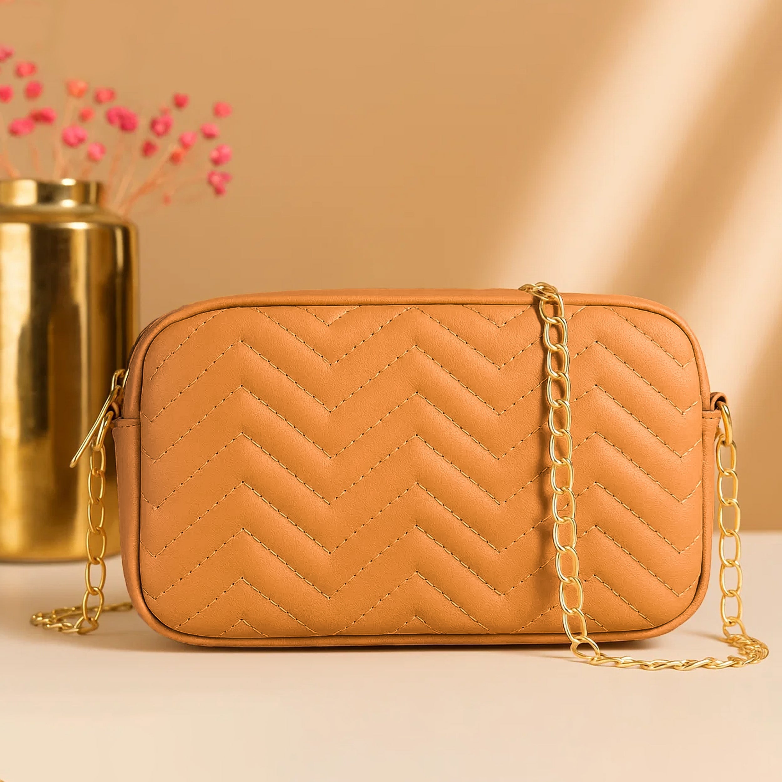 Mini Marvel Crossbody Bag - Brown