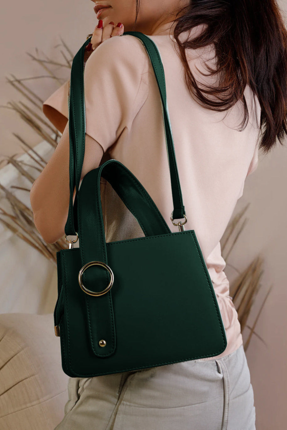 Handbag RingBloom - Green
