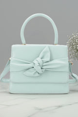 Handbag ElleKnot - Cyan