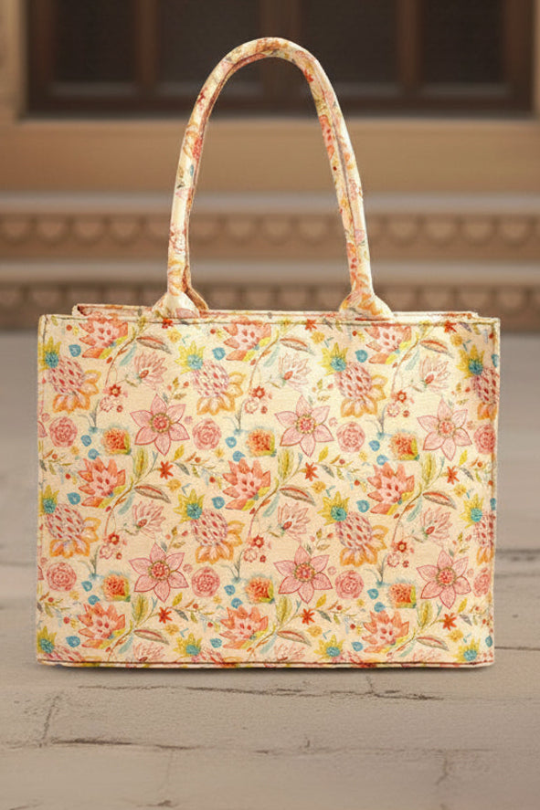 Canvas Tote Bag Petal Haven