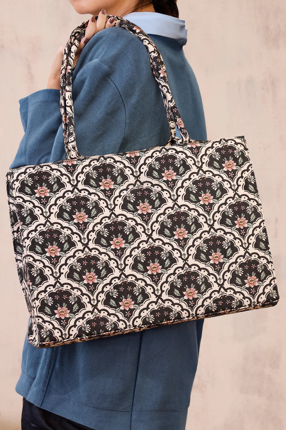 Canvas Tote Bag BlushLeaf