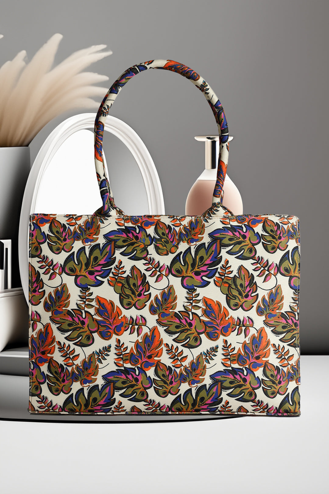 Canvas Tote Bags Golden Leaf