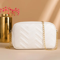 Mini Marvel Crossbody Bag - White