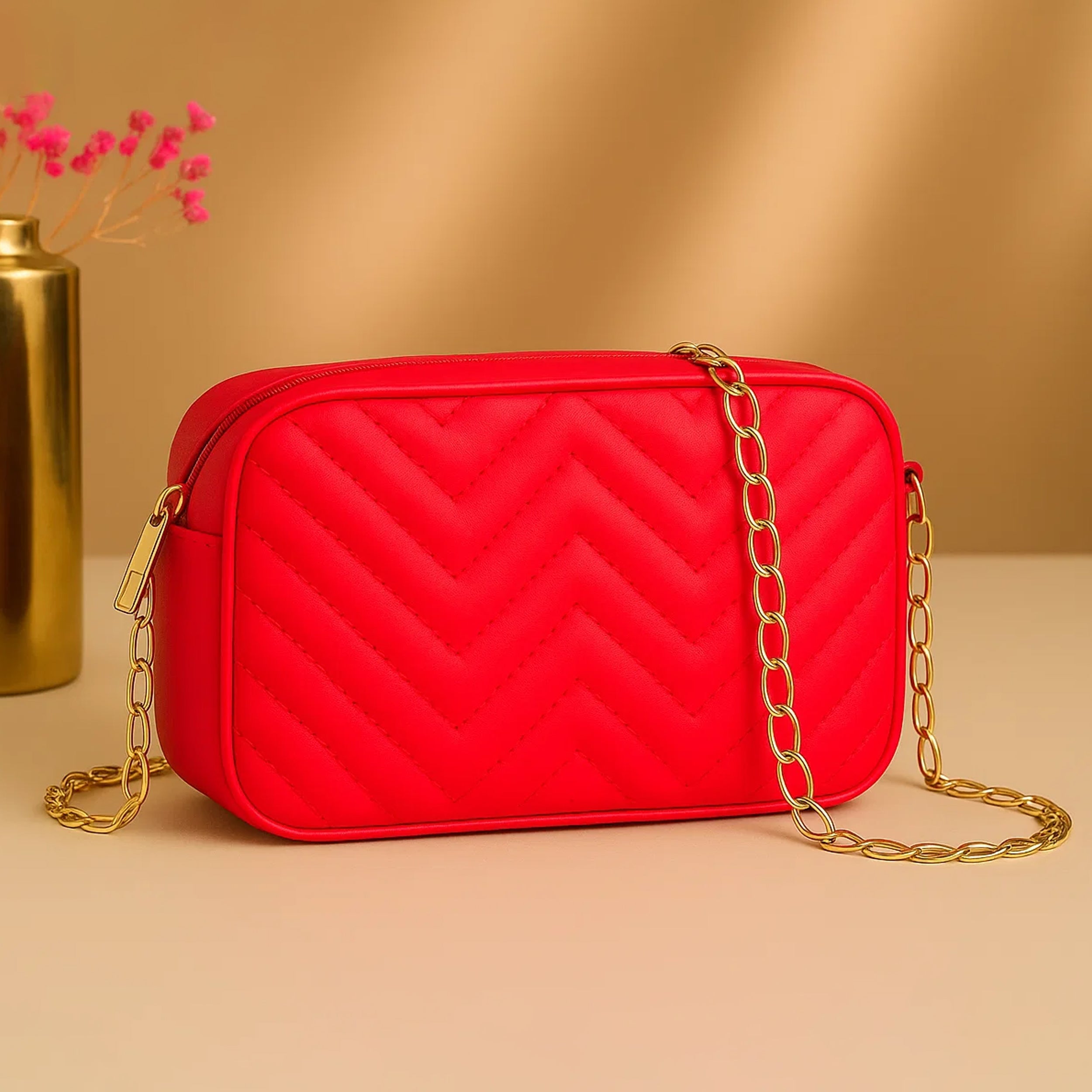 Mini Marvel Crossbody Bag - Red