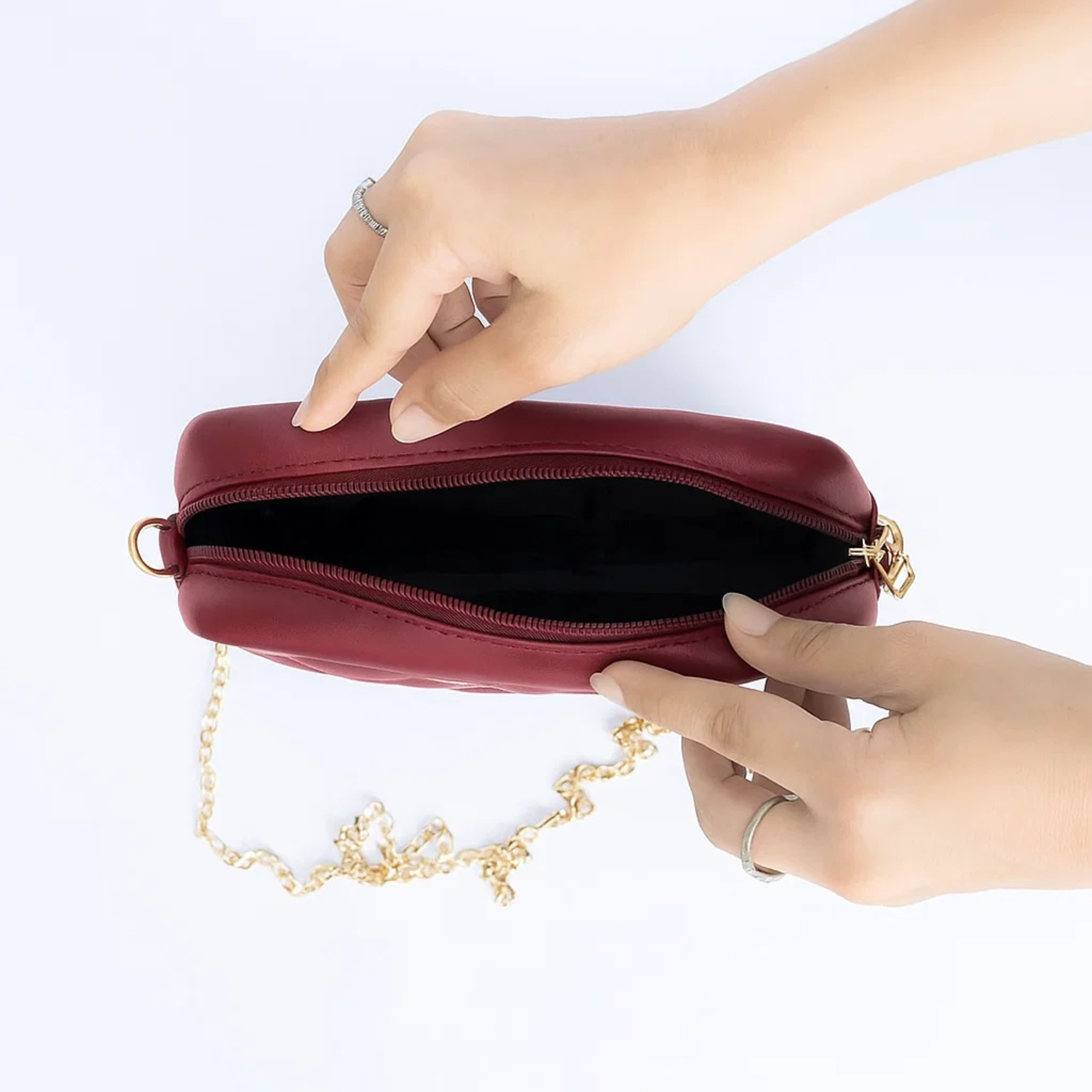 Mini Marvel Crossbody Bag - Red Wine