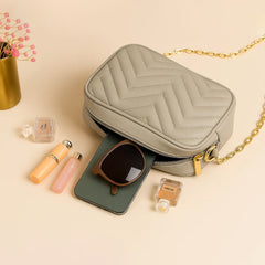 Mini Marvel Crossbody Bag - Beige