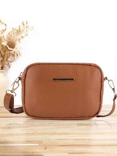 Mini Snakeskin Square Bag