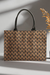 Canvas Tote Premium Handle - Brown