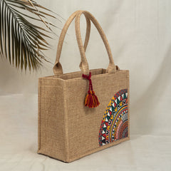 Mini Canvas Tote Desert Bloom