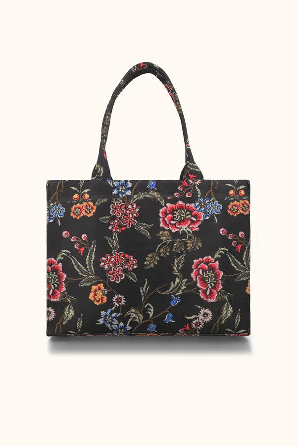 Canvas Tote Black Multi