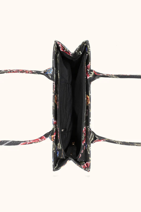 Canvas Tote Black Multi