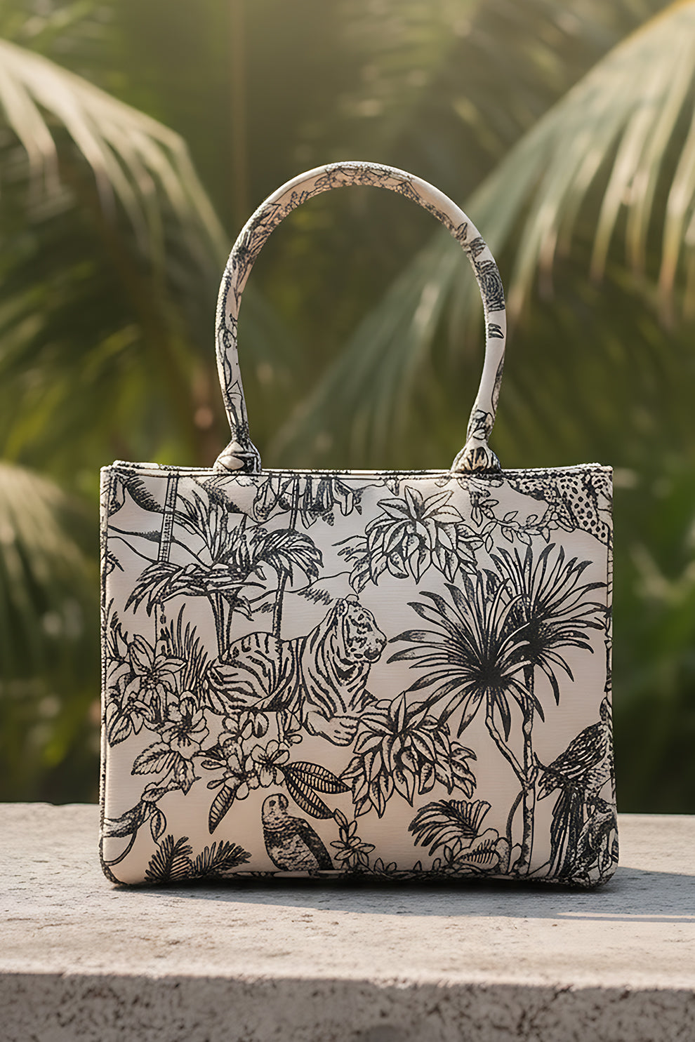 Canvas Tote Royal Jungle
