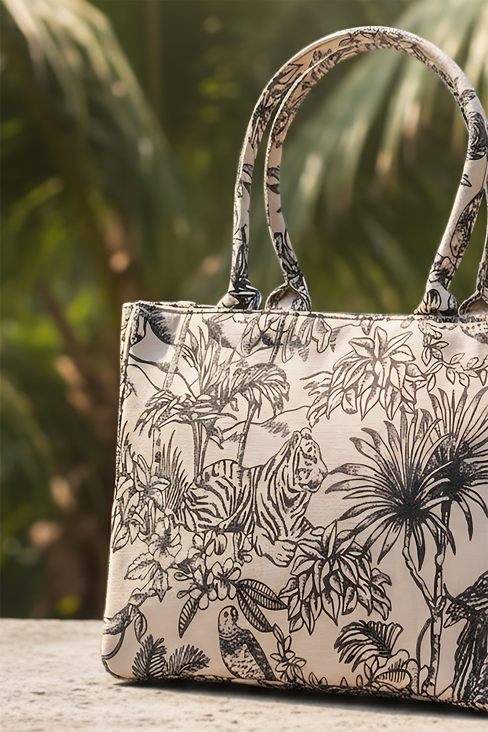Canvas Tote Royal Jungle