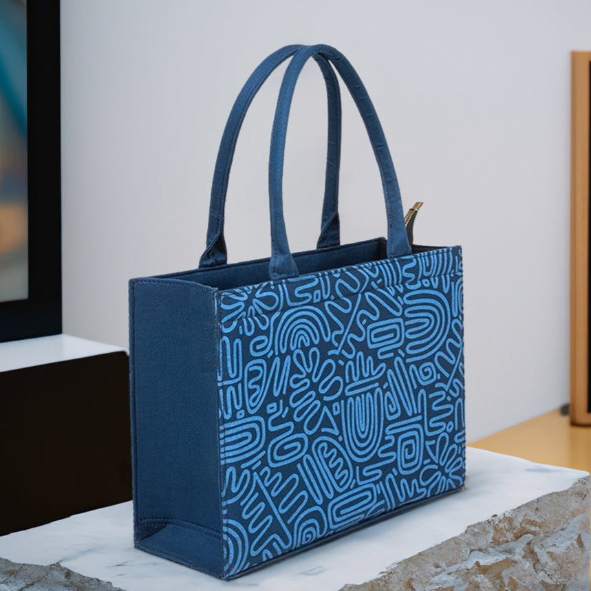 Mini Canvas Tote Tribe
