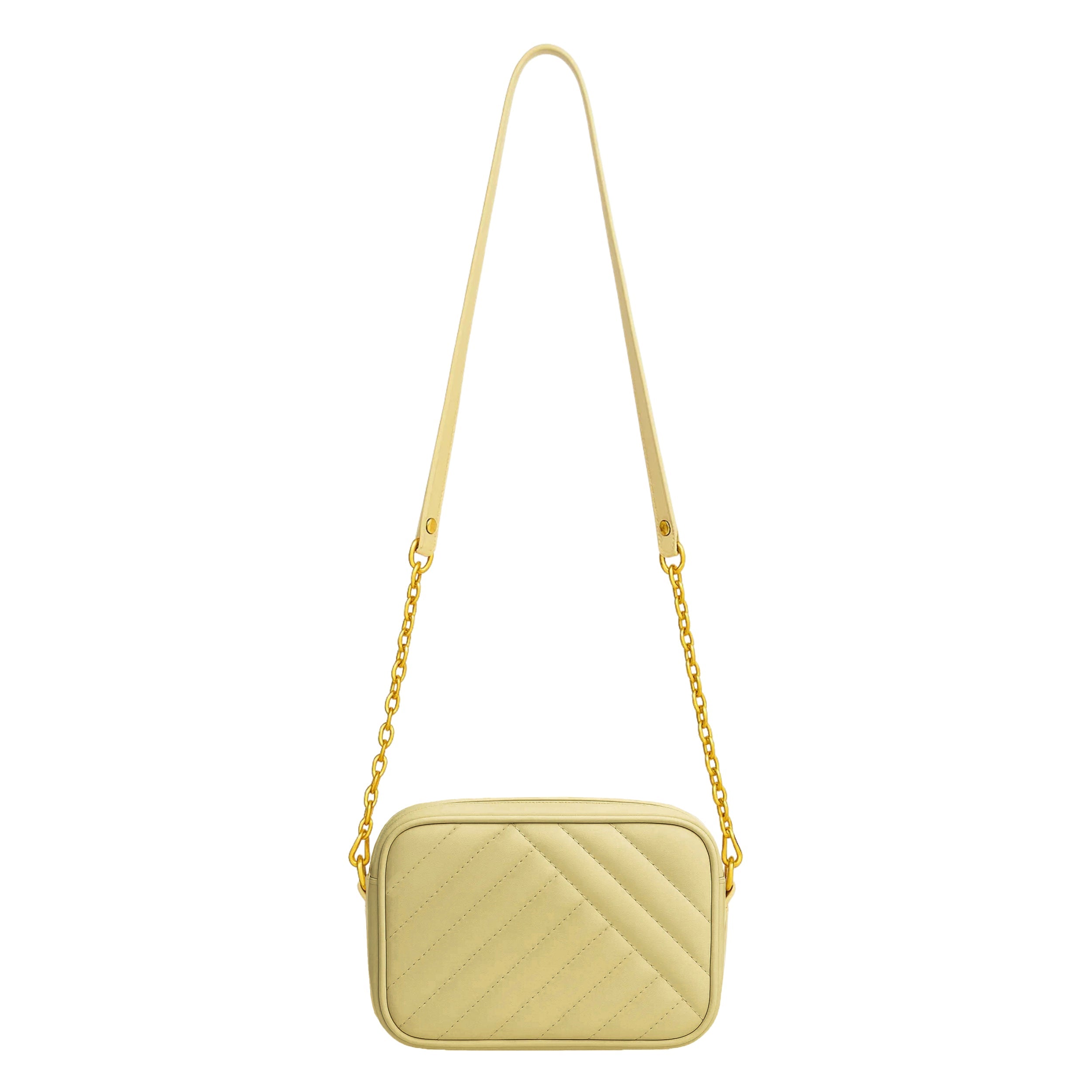 Recta Crossbody Bag - Beige