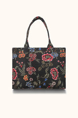 Canvas Tote Bag Black Multi