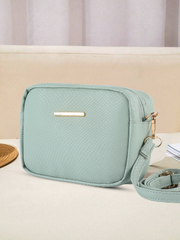 Mini Snakeskin Square Bag