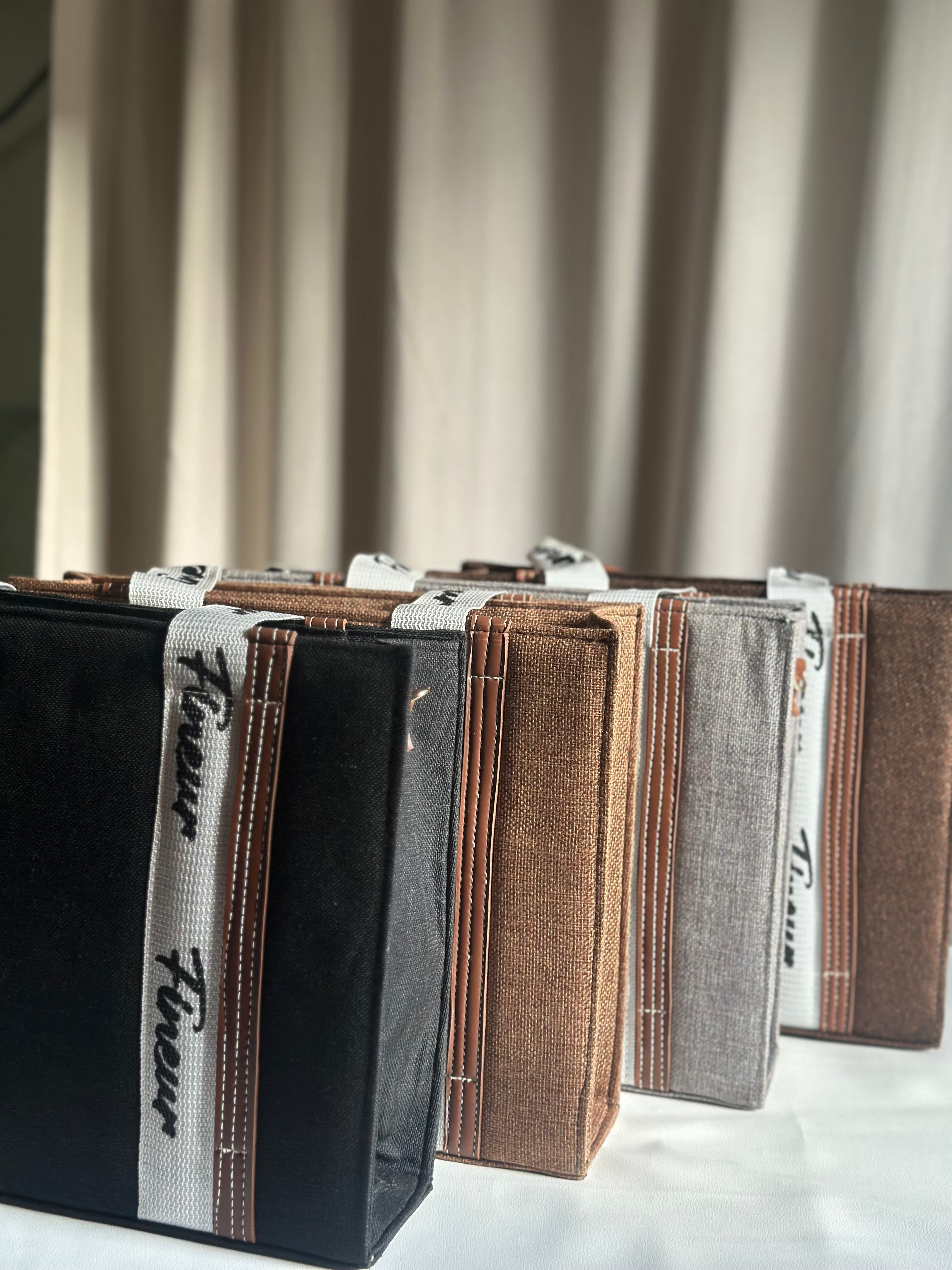 Fineur Canvas Modern Muse Tote - Brown