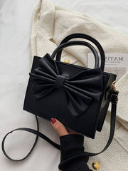 HandBag Gloss Bow Soft Black