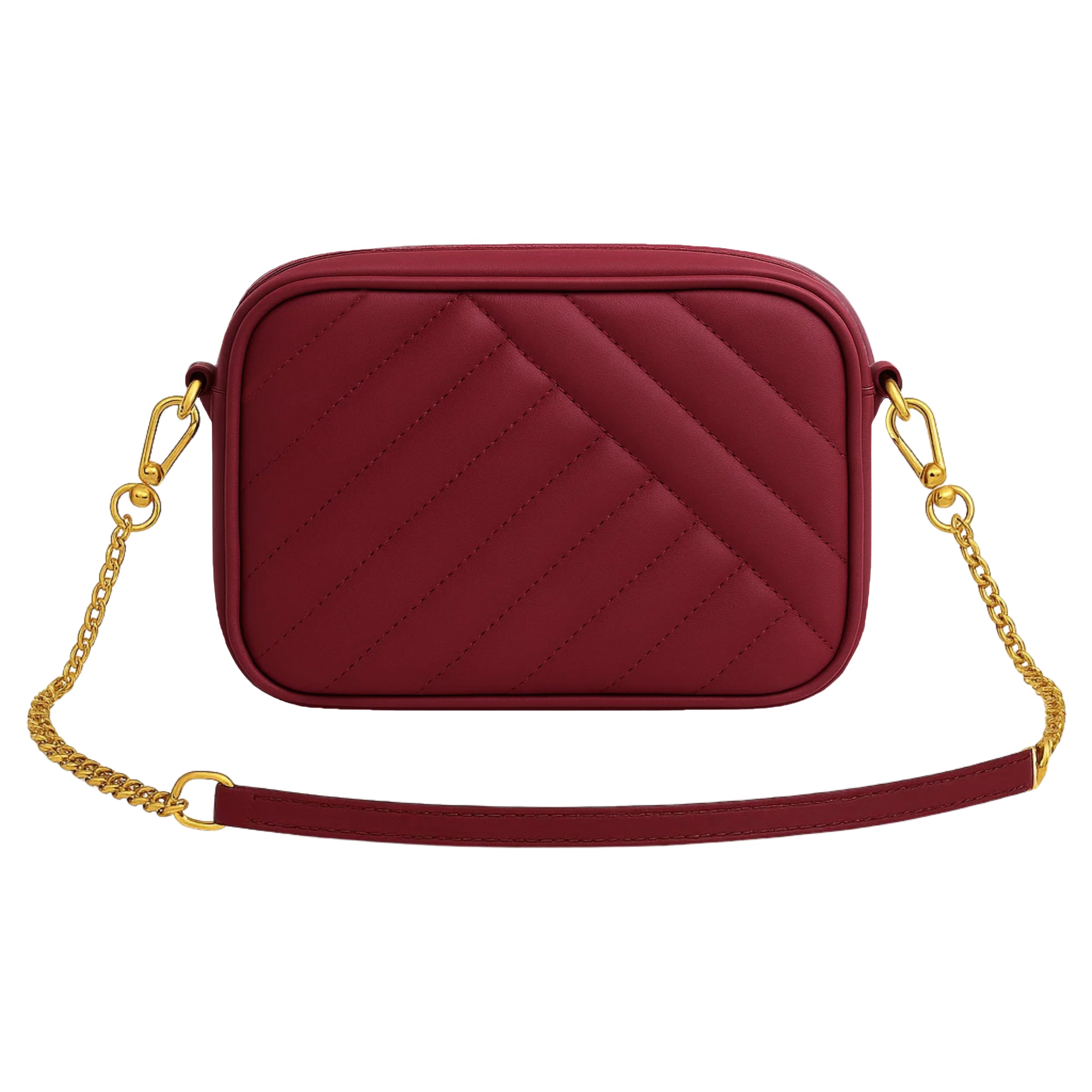 Recta Crossbody Bag - Maroon