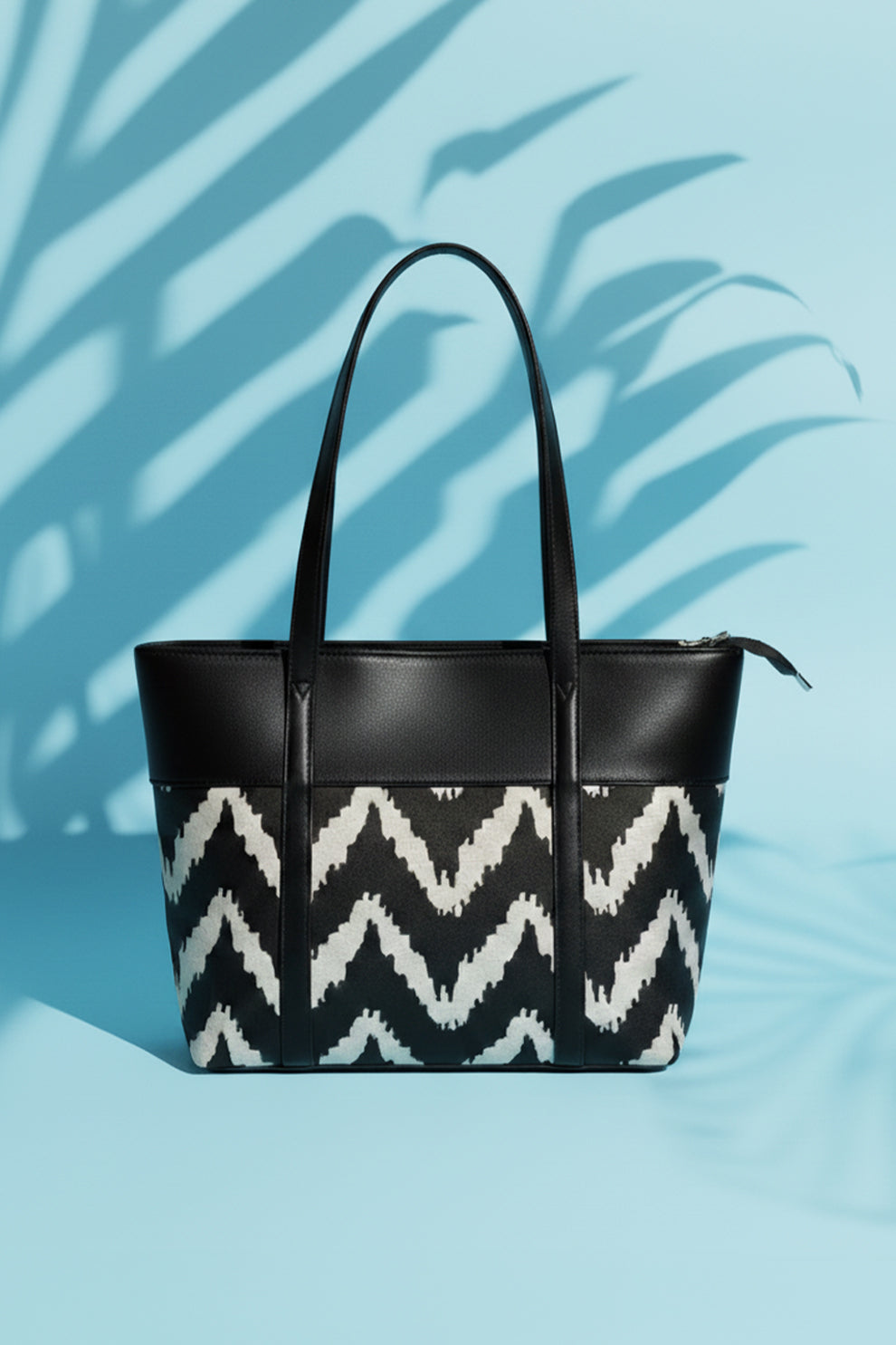 Shoulder Canvas Bag ZigWave - Black