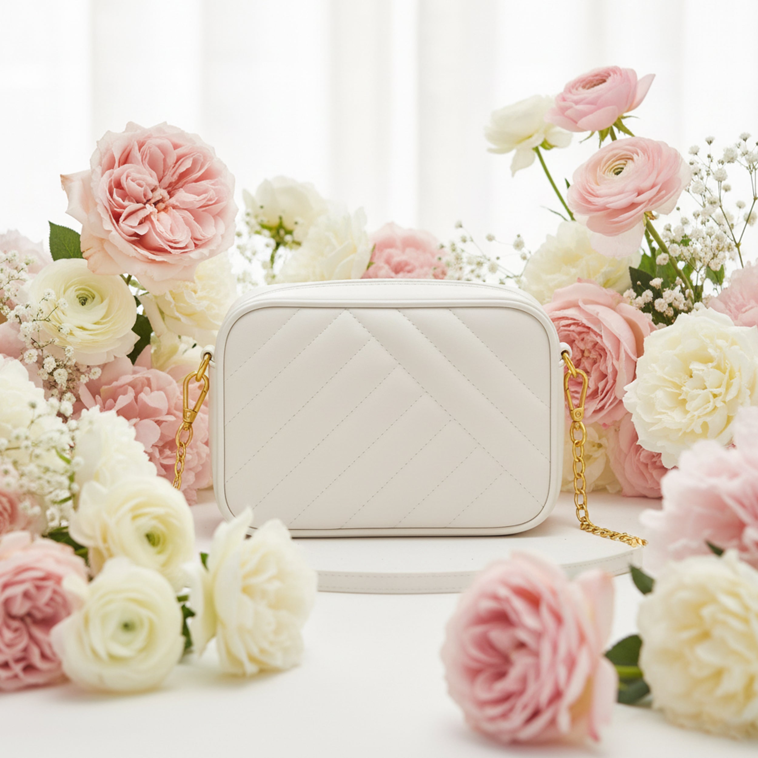 Recta Crossbody Bag - White